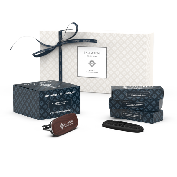 Gift Box à escolha (Difusor para automóvel Premium Madeira de Nogueira e Briar + três recargas de auto)