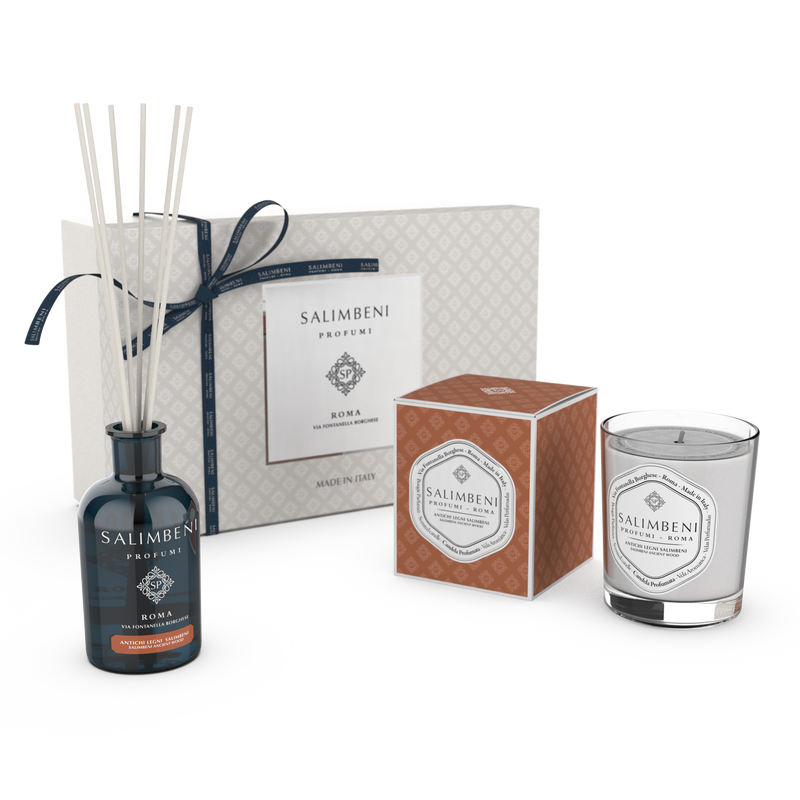 Gift Box Premium À ESCOLHA (Difusor em Stick de 250 ml + Vela Perfumada na mesma fragrância)