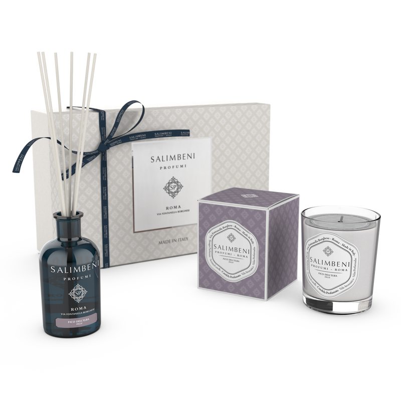 Gift Box Premium À ESCOLHA (Difusor em Stick de 250 ml + Vela Perfumada na mesma fragrância)