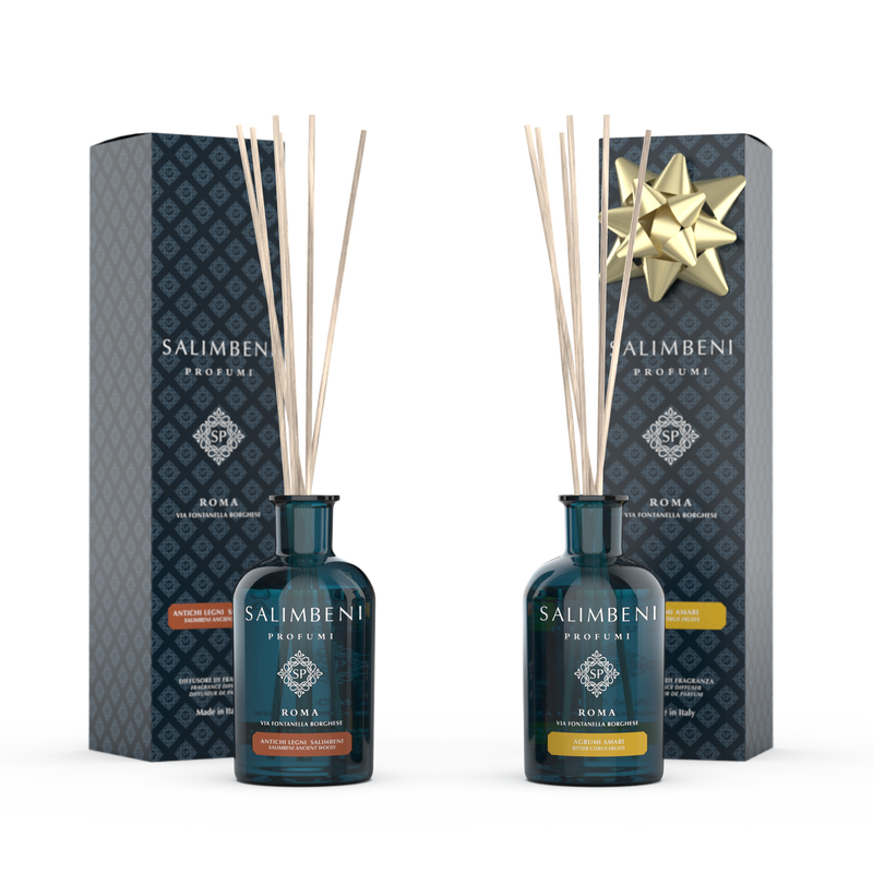 Madeiras Antigas Salimbeni 100 ml + Difusor em Stick 100 ml À SUA ESCOLHA