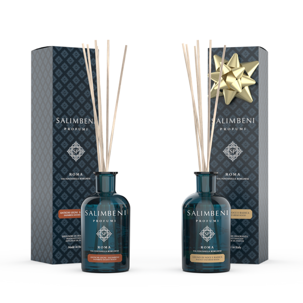 Difusor de Madeiras Antigas Salimbeni 100 ml + Difusor de Madeira de Nogueira e Briar 100 ml