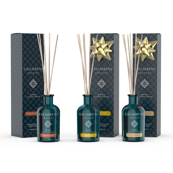 3 Fragrâncias de 100 ml (Madeiras Antigas Salimbeni + Cítrico Amargo + Madeira de Nogueira e Briar)