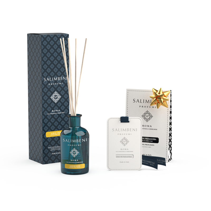 Difusor em Stick de 100 ml À ESCOLHA + Cartões perfumados de guarda-roupa (3pcs) em Oferta