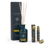 Difusor em Stick 250 ml (Fragrância à tua escolha) + Eau de Parfum no formato de viagem de 15ml (Fragrância à tua escolha) como TESTE GRATUITO