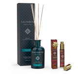 Difusor em Stick 250 ml (Fragrância à tua escolha) + Eau de Parfum no formato de viagem de 15ml (Fragrância à tua escolha) como TESTE GRATUITO