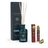 Difusor em Stick 250 ml (Fragrância à tua escolha) + Eau de Parfum no formato de viagem de 15ml (Fragrância à tua escolha) como TESTE GRATUITO