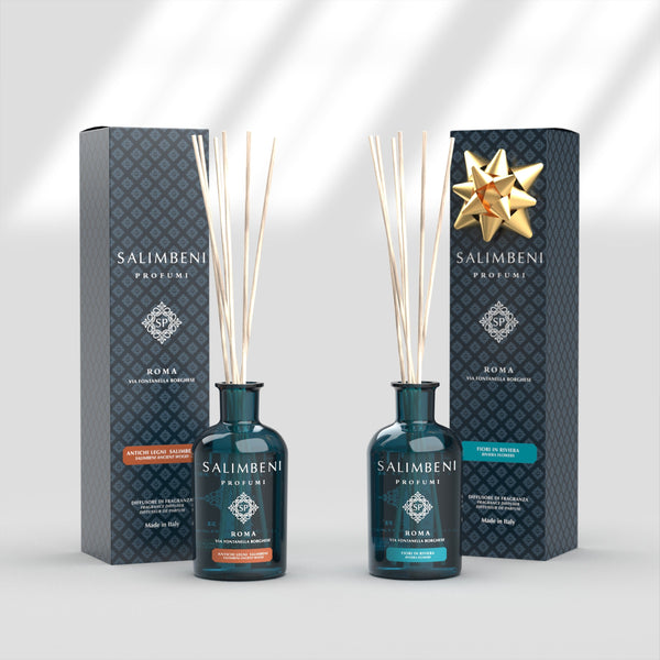Difusor de Madeiras Antigas Salimbeni 250 ml + Difusor de Flores em Riviera 250 ml