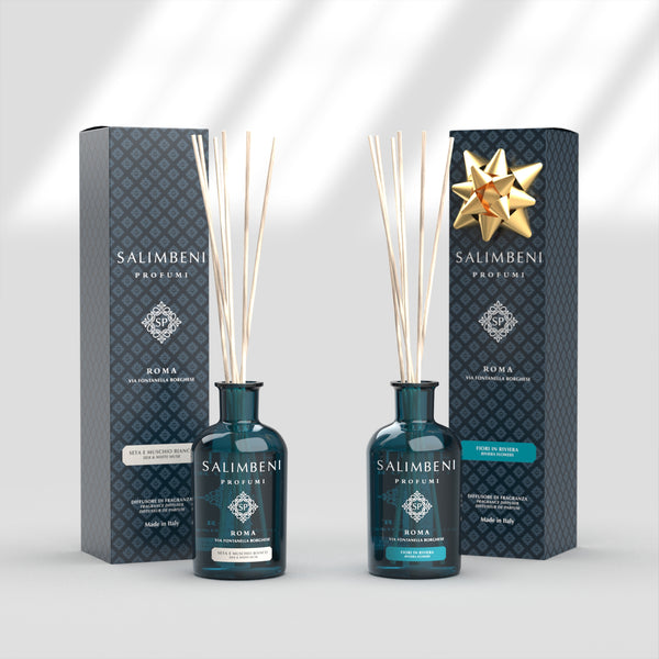 Seda e Musgo Branco 250 ml + Flores em Riviera 250 ml em Oferta