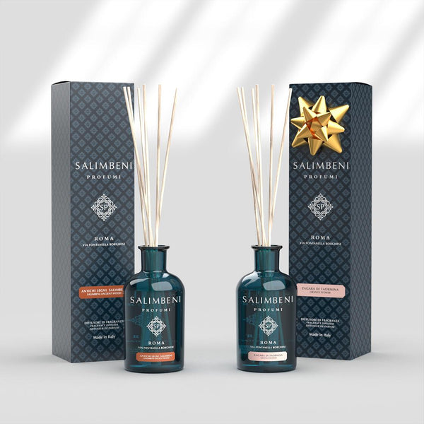 Difusor de Madeiras Antigas Salimbeni 250 ml + Difusor de Flor de Laranjeira de Taormina 250 ml