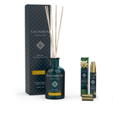 Difusor em Stick 250 ml (Fragrância à tua escolha) + Eau de Parfum no formato de viagem de 15ml (Fragrância à tua escolha) como TESTE GRATUITO