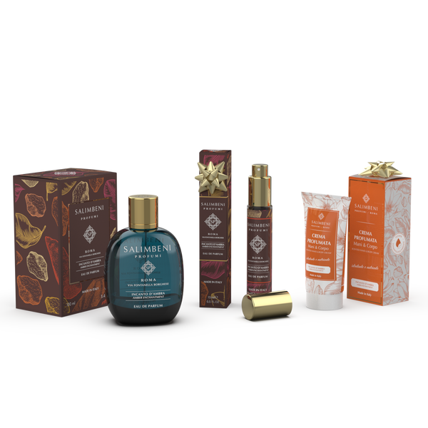 Eau de Parfum 100 ml + Eau de Parfum de viagem de 15 ml em OFERTA + Creme perfumado para mãos e corpo de 50ml em OFERTA