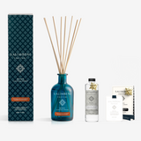 Difusor em Stick 250 ml (FRAGRÂNCIA À ESCOLHA) + Recarga de 250 ml da mesma fragrância do Difusor + Cartões perfumados de guarda-roupa (3pcs)