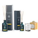 Difusor em Stick 250 ml (fragrância à sua escolha) + Difusor em Stick 100ml (na mesma fragrância)+ Vela Perfumada 190gr como TESTE GRATUITO (na mesma fragrância)