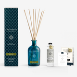Difusor em Stick 250 ml (FRAGRÂNCIA À ESCOLHA) + Recarga de 250 ml da mesma fragrância do Difusor + Cartões perfumados de guarda-roupa (3pcs)