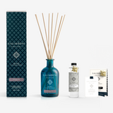 Difusor em Stick 250 ml (FRAGRÂNCIA À ESCOLHA) + Recarga de 250 ml da mesma fragrância do Difusor + Cartões perfumados de guarda-roupa (3pcs)