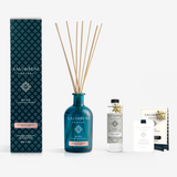 Difusor em Stick 250 ml (FRAGRÂNCIA À ESCOLHA) + Recarga de 250 ml da mesma fragrância do Difusor + Cartões perfumados de guarda-roupa (3pcs)