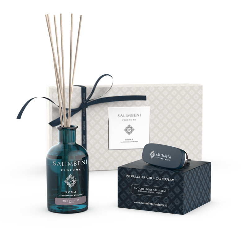 Gift Box Premium À ESCOLHA (Difusor em Stick de 250 ml + Difusor para Automóvel na mesma fragrância)