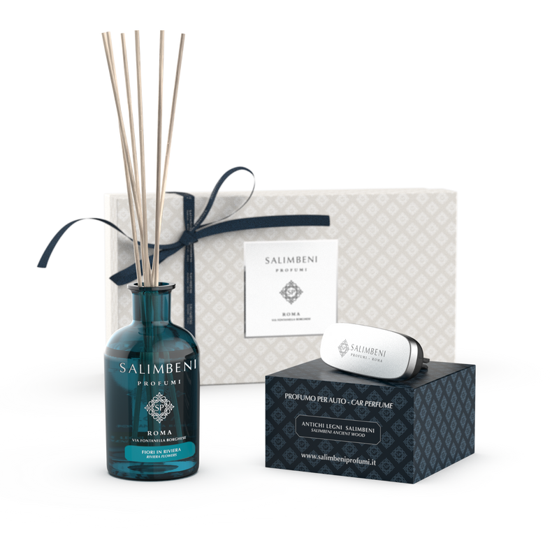 Gift Box Premium À ESCOLHA (Difusor em Stick de 250 ml + Difusor para Automóvel na mesma fragrância)