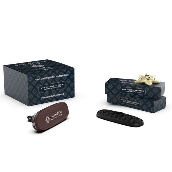 Perfume para o automóvel na cor madeira na fragrância à escolha + 2 recargas de automóvel na mesma fragrância em OFERTA