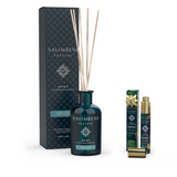 Difusor em Stick 250 ml (Fragrância à tua escolha) + Eau de Parfum no formato de viagem de 15ml (Fragrância à tua escolha) como TESTE GRATUITO