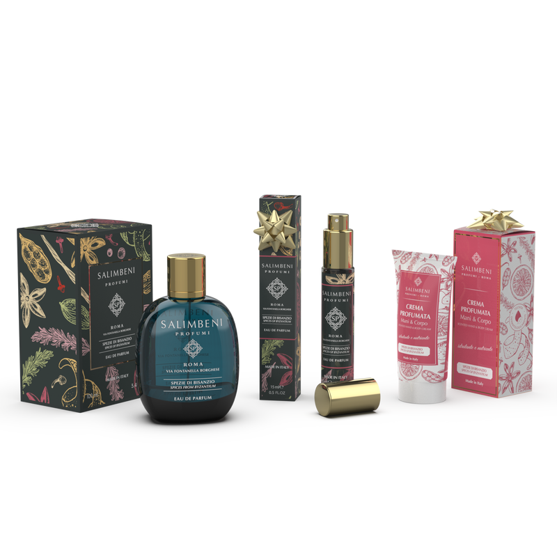 Eau de Parfum 100 ml + Eau de Parfum de viagem de 15 ml em OFERTA + Creme perfumado para mãos e corpo de 50ml em OFERTA