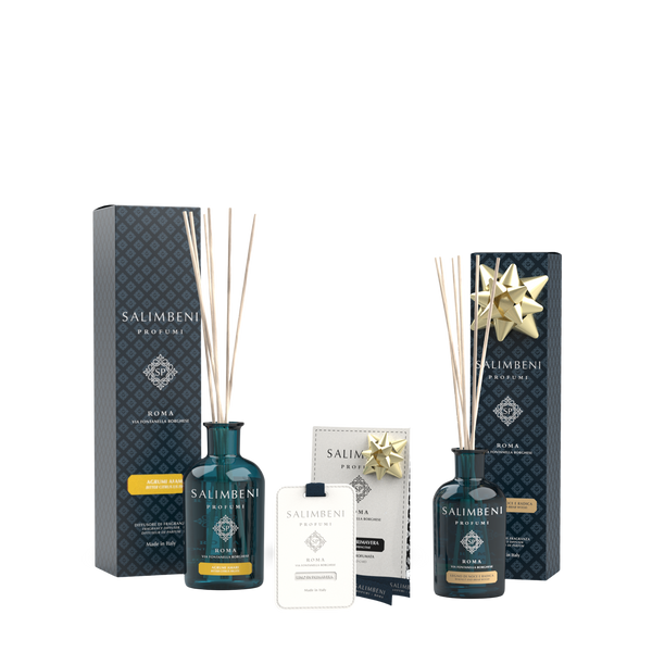 Cítrico Amargo 250ml  + Cartões Perfumados (3 pç) - Linho em Primavera + Madeira de Nogueira e Briar 100ml