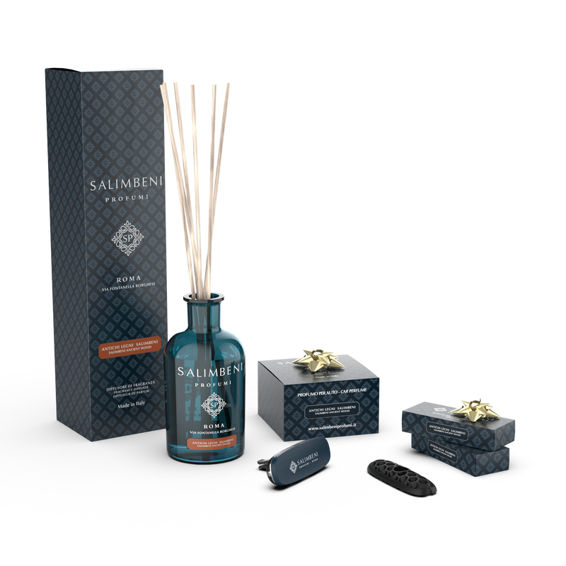 Difusor em Stick 250 ml (FRAGRÂNCIA À ESCOLHA) + Perfume para o automóvel na mesma fragrância em OFERTA + 2 recargas para automóvel na mesma fragrância em OFERTA