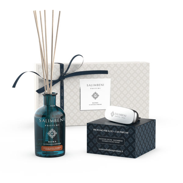 Gift Box Premium À ESCOLHA (Difusor em Stick de 250 ml + Difusor para Automóvel na mesma fragrância)