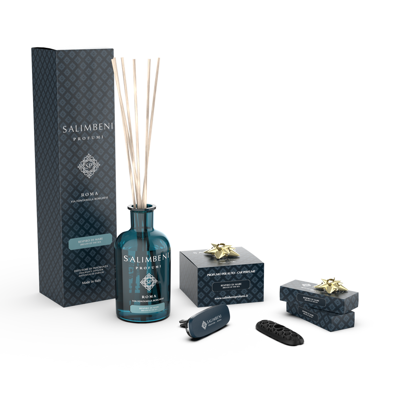 Difusor em Stick 250 ml (FRAGRÂNCIA À ESCOLHA) + Perfume para o automóvel na mesma fragrância em OFERTA + 2 recargas para automóvel na mesma fragrância em OFERTA