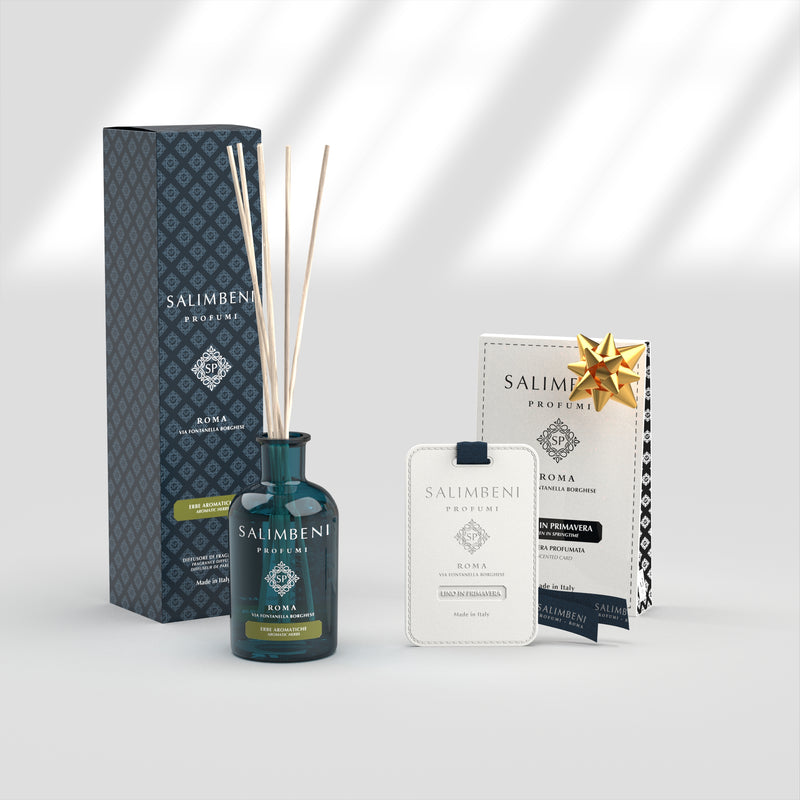 Ervas Aromáticas 100 ml + Cartões Perfumados (3 uni.) GRÁTIS