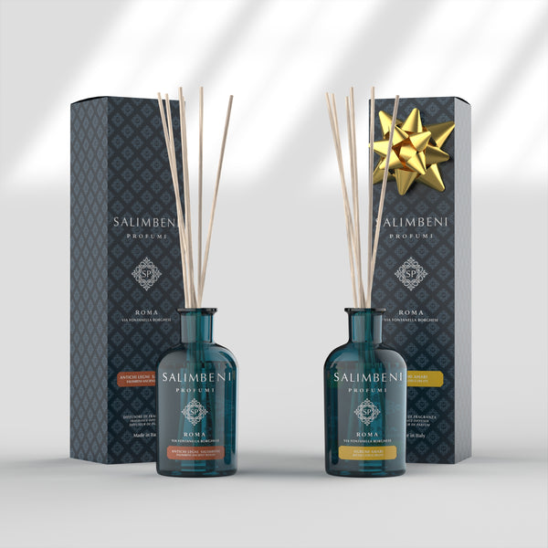 Difusor em Stick Madeiras Antigas 250 ml + Difusor em Stick de Cítrico Amargo 250 ml