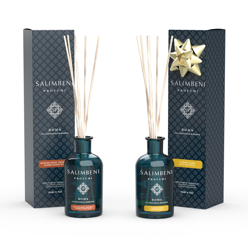 Difusor de Madeiras Antigas Salimbeni 250 ml + Difusor de Cítrico Amargo 250 ml