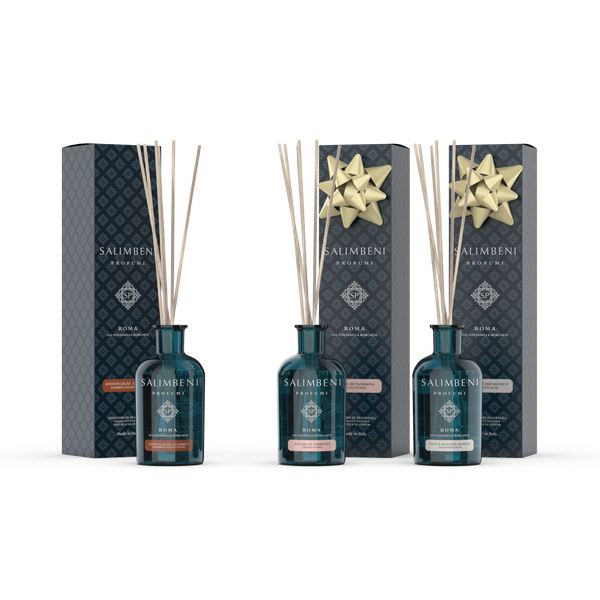 Madeiras Antigas Salimbeni 100 ml  + Flor de Laranjeira de Taormina 100 ml em OFERTA + Seda e Musgo Branco 100 ml em OFERTA