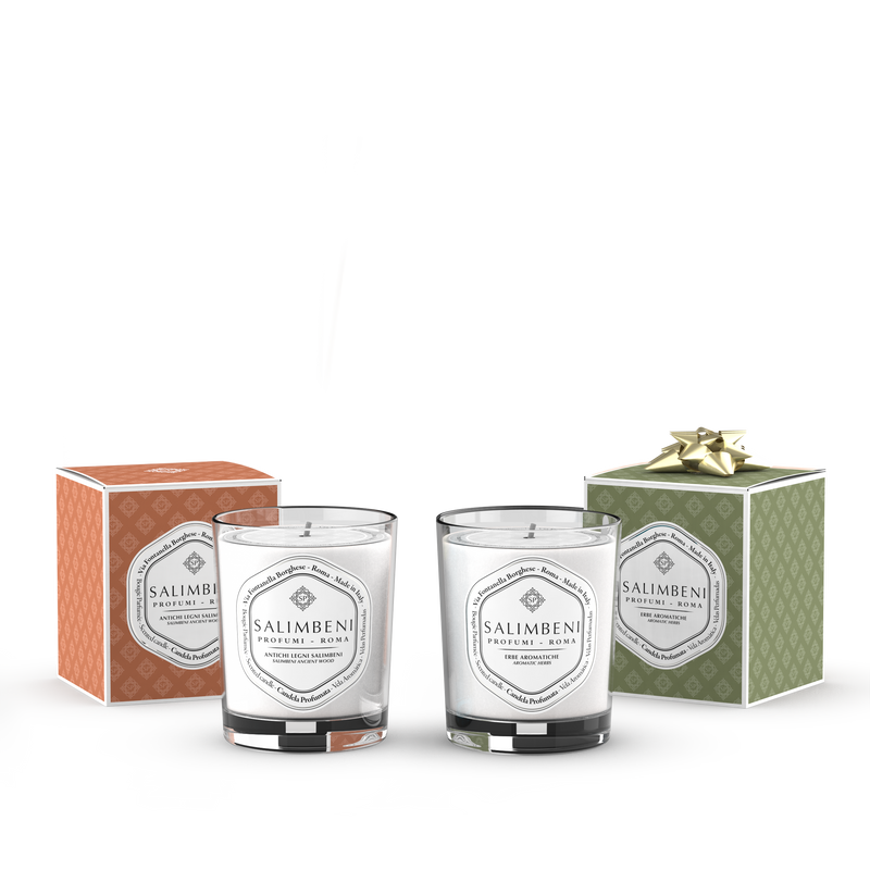 Vela Perfumada de 190 gr de Madeiras Antigas Salimbeni + Vela Perfumada de 190 gr À ESCOLHA em OFERTA
