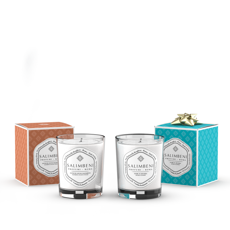 Vela Perfumada de 190 gr de Madeiras Antigas Salimbeni + Vela Perfumada de 190 gr À ESCOLHA em OFERTA
