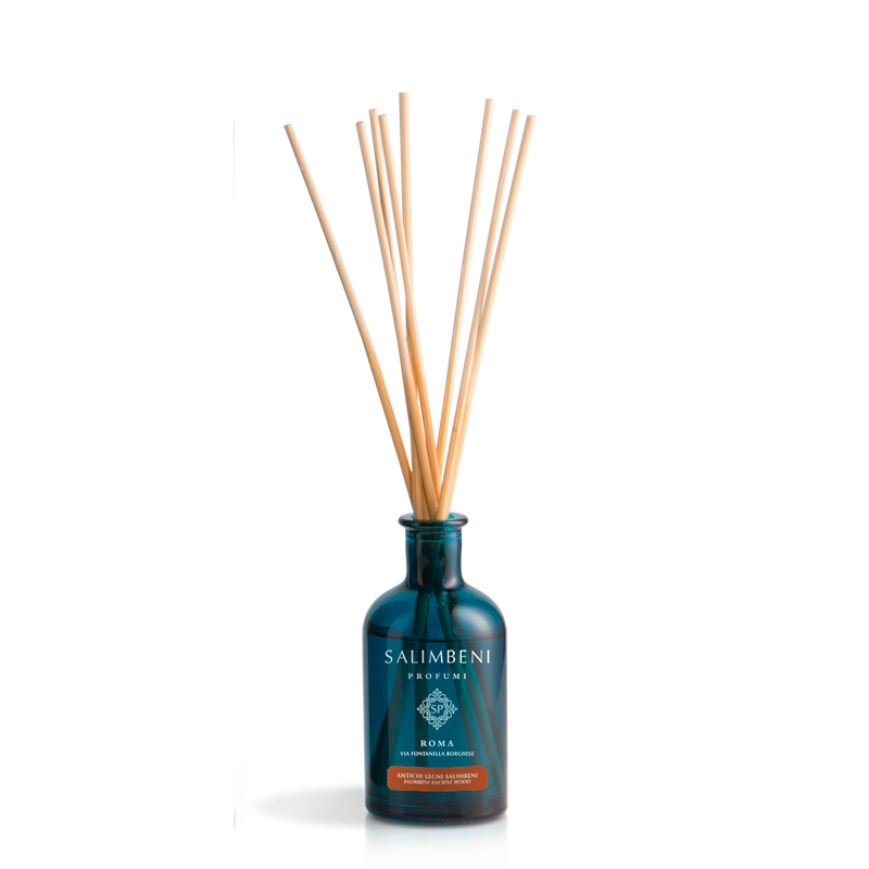 Madeiras Antigas Salimbeni (Perfume para o carro PREMIUM Madeira + Difusor em Stick 100 ml + Difusor em Stick 250 ml + Caixa de Prenda)